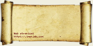 Hana Berček vizit kartica